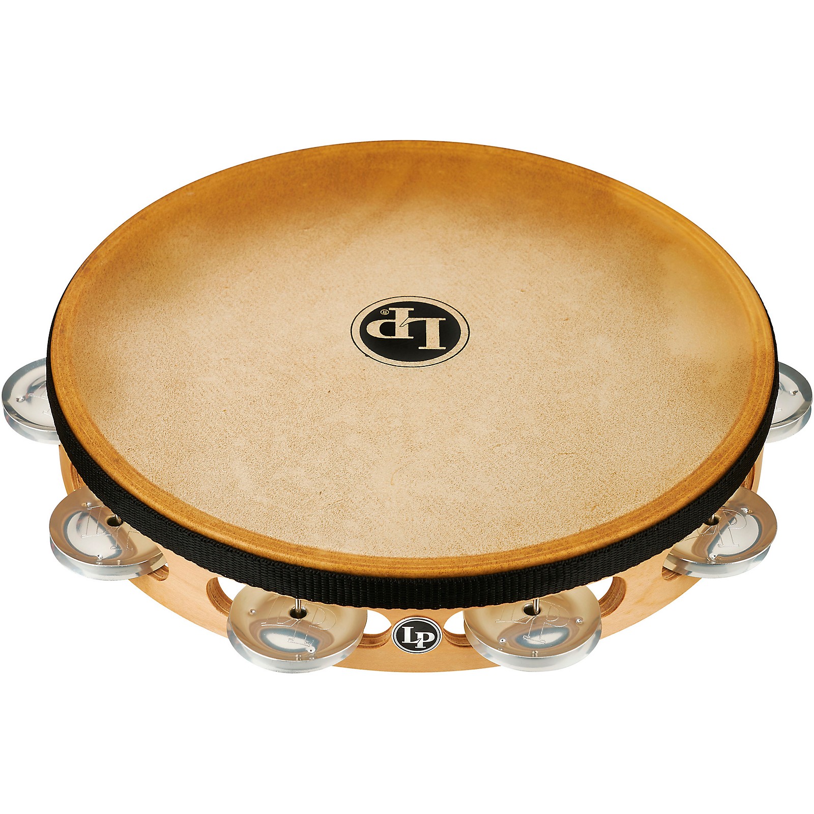 LP PRO Single Row Headed Tambourine 10 in. Aluminum Musician's Friend