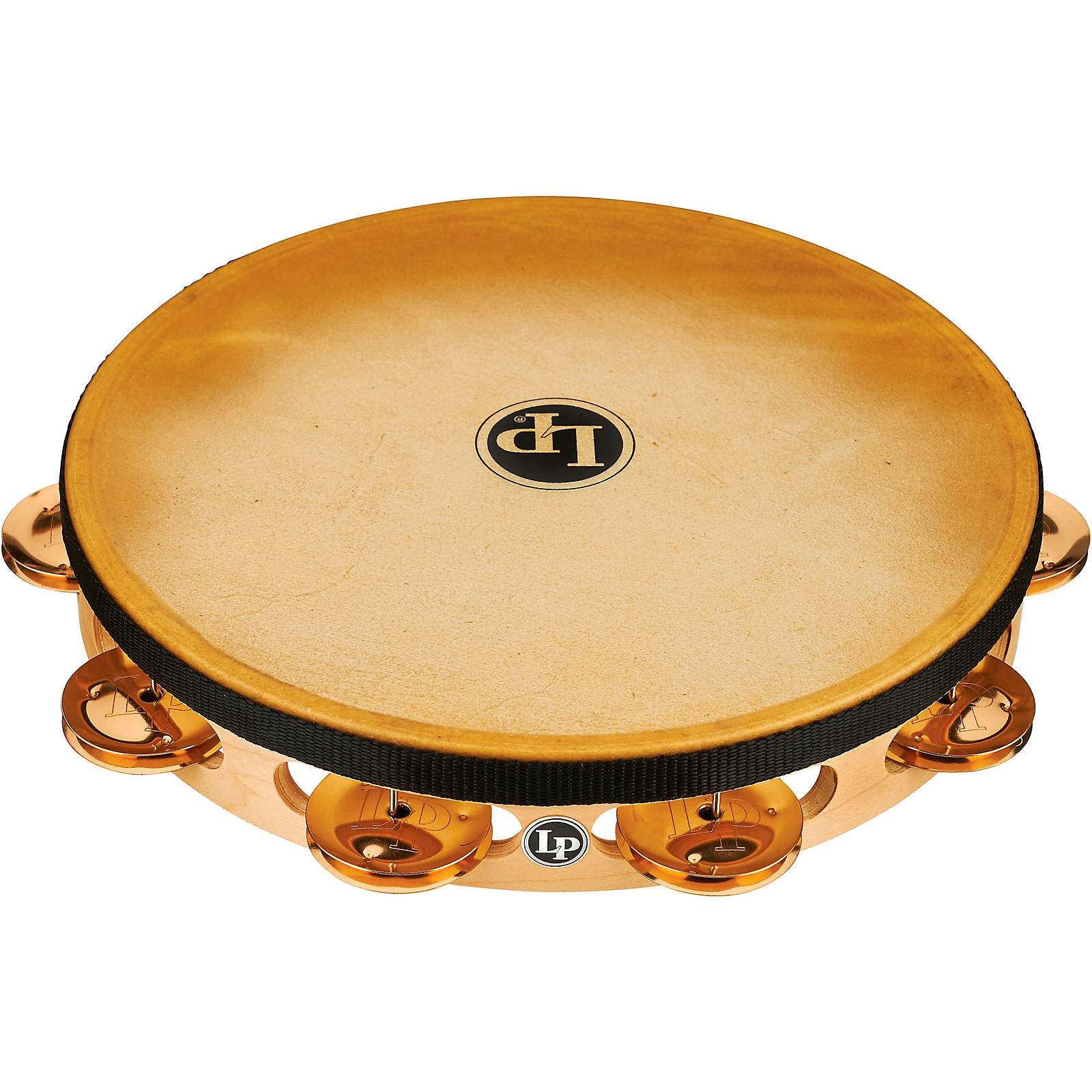 LP PRO Single Row Headed Tambourine 10 in. Bronze Musician's Friend