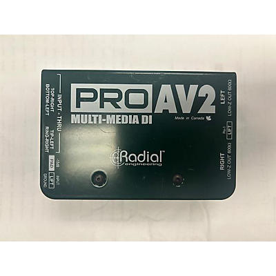 Radial Engineering PROAV2 Stereo Direct Box Audio Converter