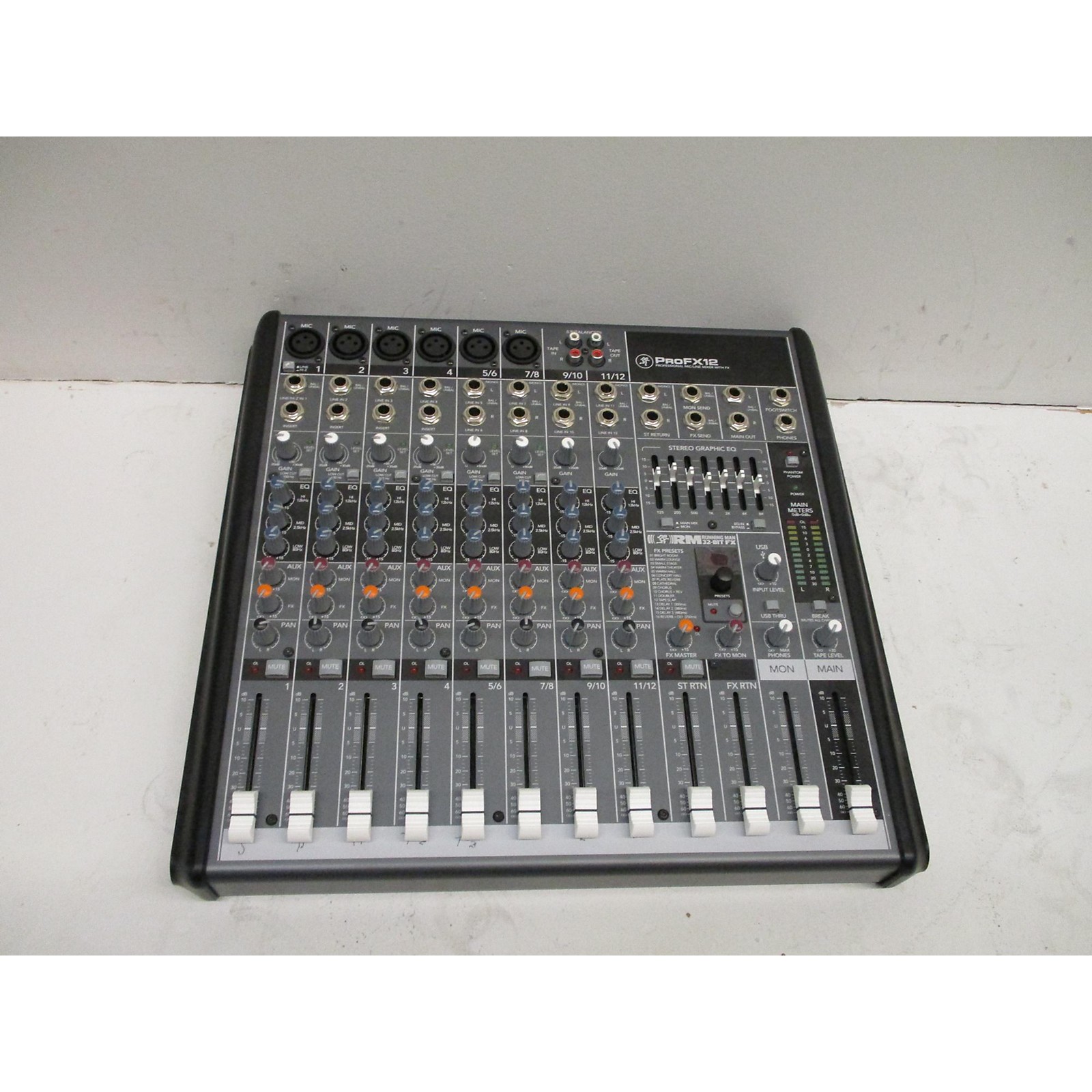 Used Mackie PROFX12 Unpowered Mixer Musician's Friend