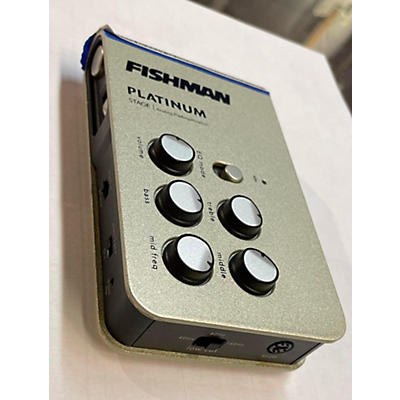 Fishman PROPLT101 Platinum EQ Pre With DI Acoustic Guitar Pickup