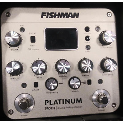 Fishman PROPLT201 Platinum EQ Pre With DI Guitar Preamp