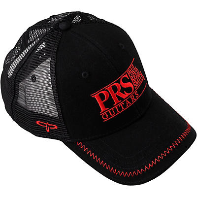 PRS PRS Block Logo Red Trucker Hat