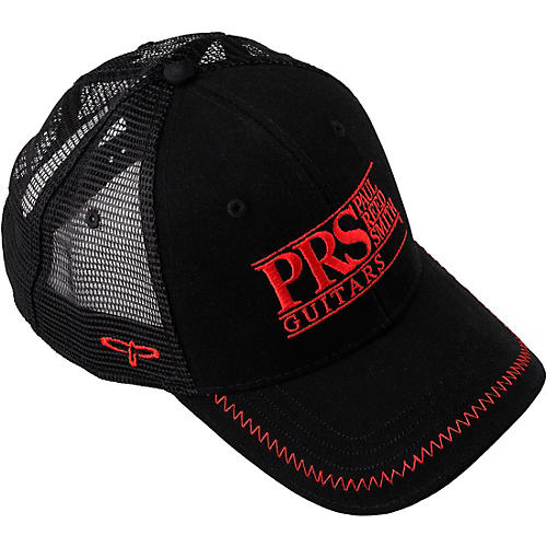 PRS PRS Block Logo Red Trucker Hat