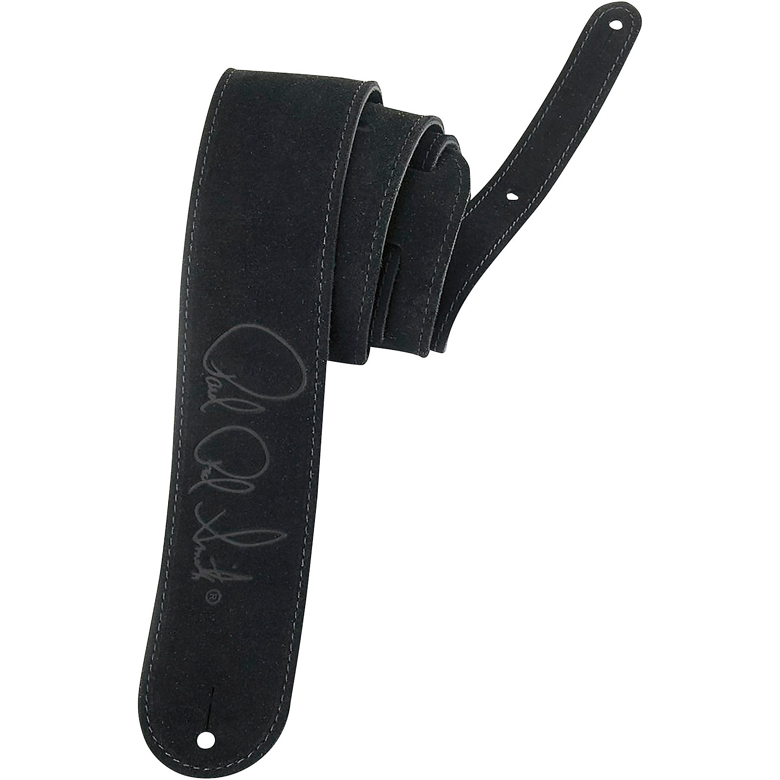 PRS PRS Suede Guitar Strap, Black Black Musician's Friend