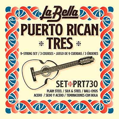 La Bella PRT730 Puerto Rican Tres 9-String Set