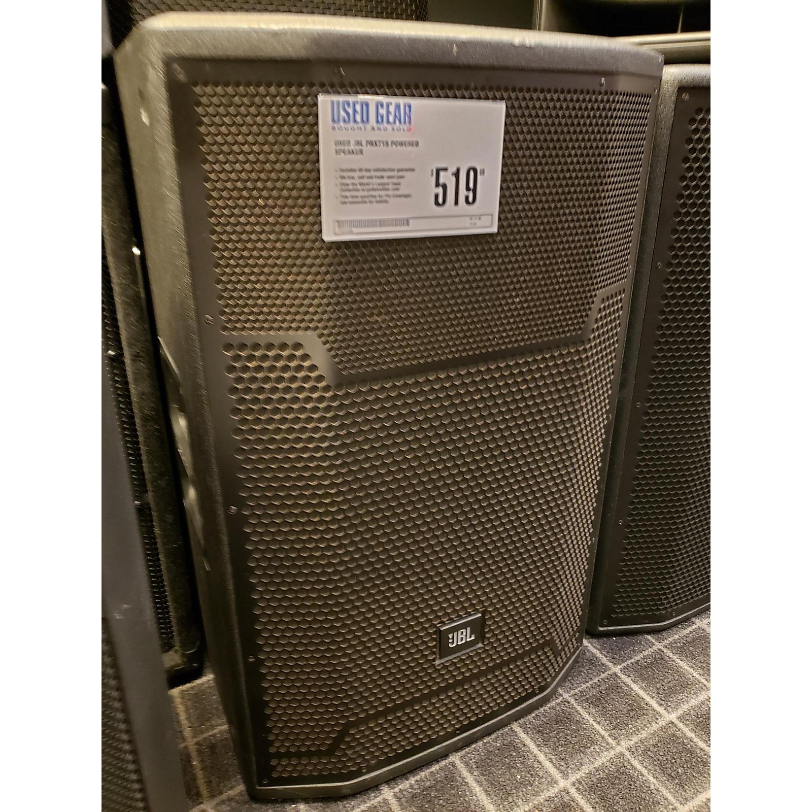 Used JBL PRX715 Powered Speaker Musician's Friend