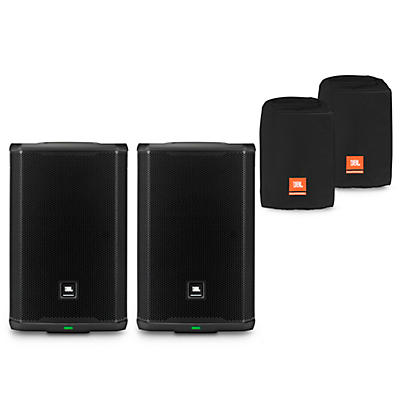 JBL PRX908 8" Powered Speaker Package With Covers