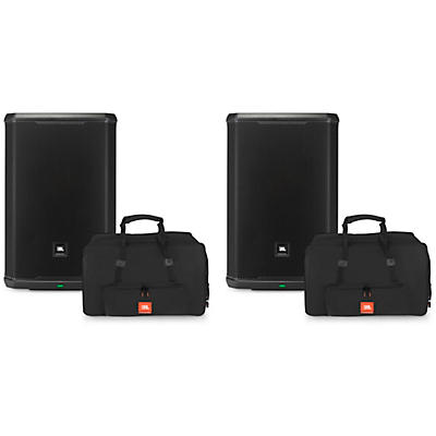 JBL PRX915 15" Powered Speaker Package With Bags