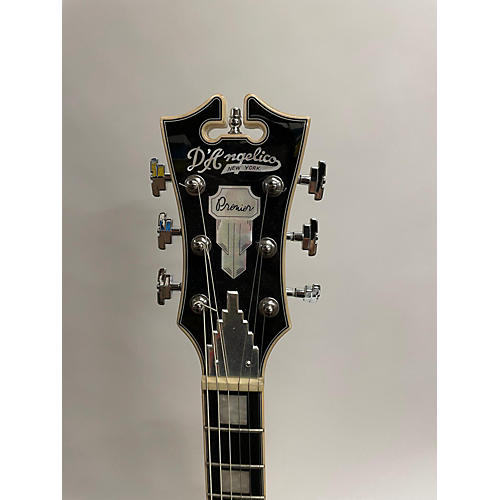 D'Angelico PRemier Series DC Hollow Body Electric Guitar Champagne