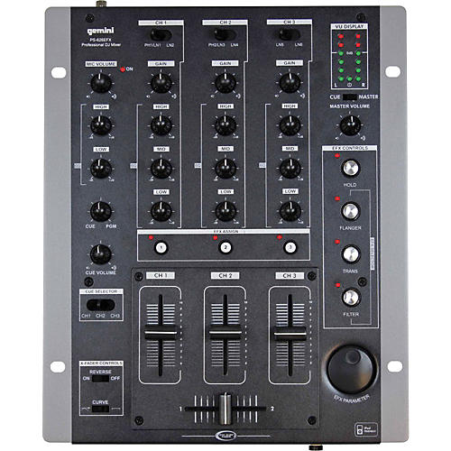 PS-626EFX 3-Channel DJ Mixer