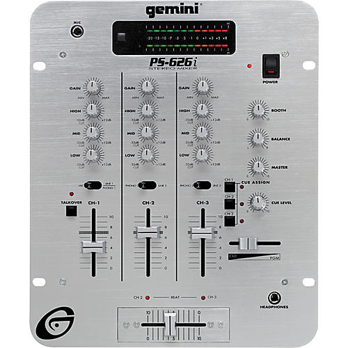 PS-626i 3 Channel Pro Preamp Mixer