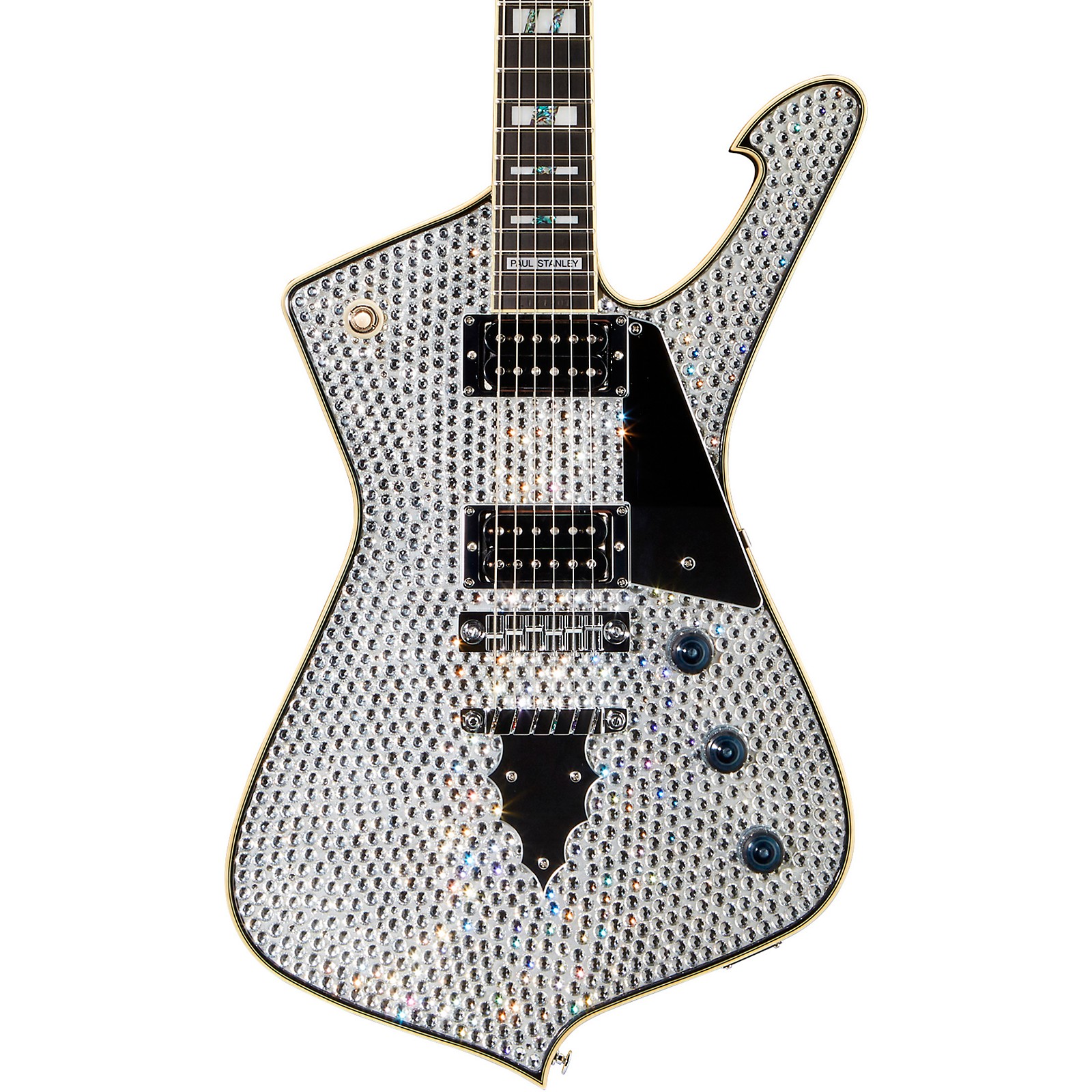 Ibanez Ps1dm Paul Stanley Signature Electric Guitar Chrome Silver Musicians Friend