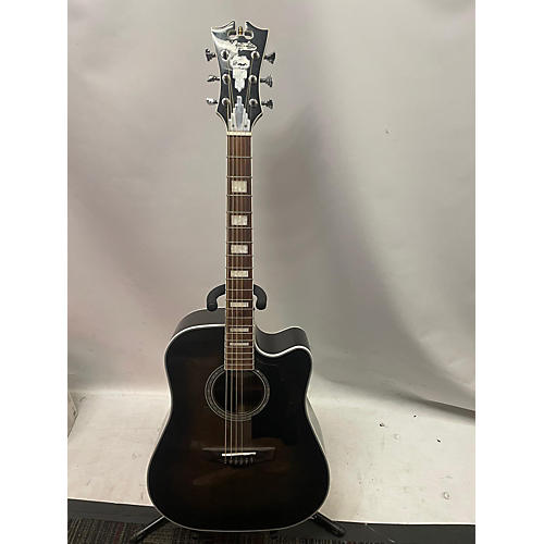 D'Angelico PSD500 Acoustic Guitar Charcoal