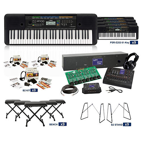 PSR-E253 61-Key LC4 Keyboard Lab