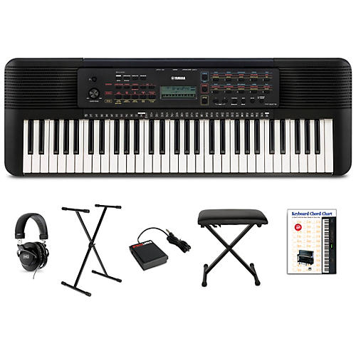 Yamaha PSR-E273 61-Key Portable Keyboard Package Essentials Package