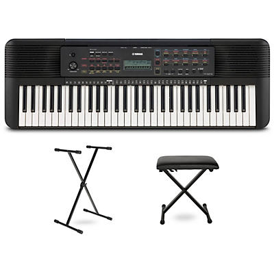 Yamaha PSR-E273 61-Key Portable Keyboard with Stand and Bench