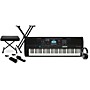 Yamaha PSR-EW425 76-key Portable Arranger with Tascam TH-200X Studio Headphone Package (Pedals/Bench/Stand Included)