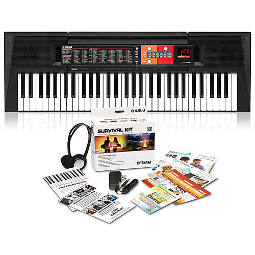 PSR-F51HS 61-Key Portable Keyboard with Power Supply, Headphones and More