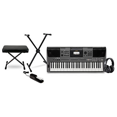 Yamaha PSR-I500 61-Key Portable Keyboard Essentials Bundle