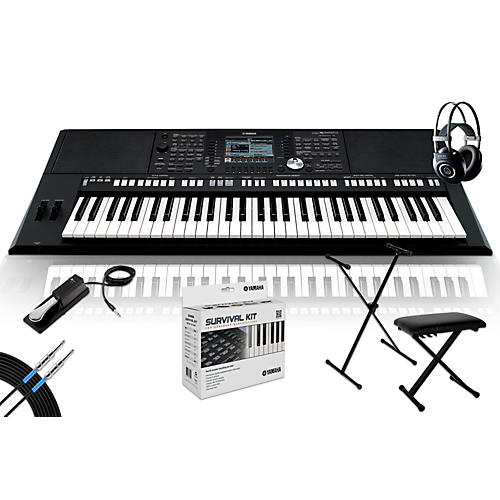 PSR-S950 with M90 MkII, Bench, Stand & Sustain Pedal