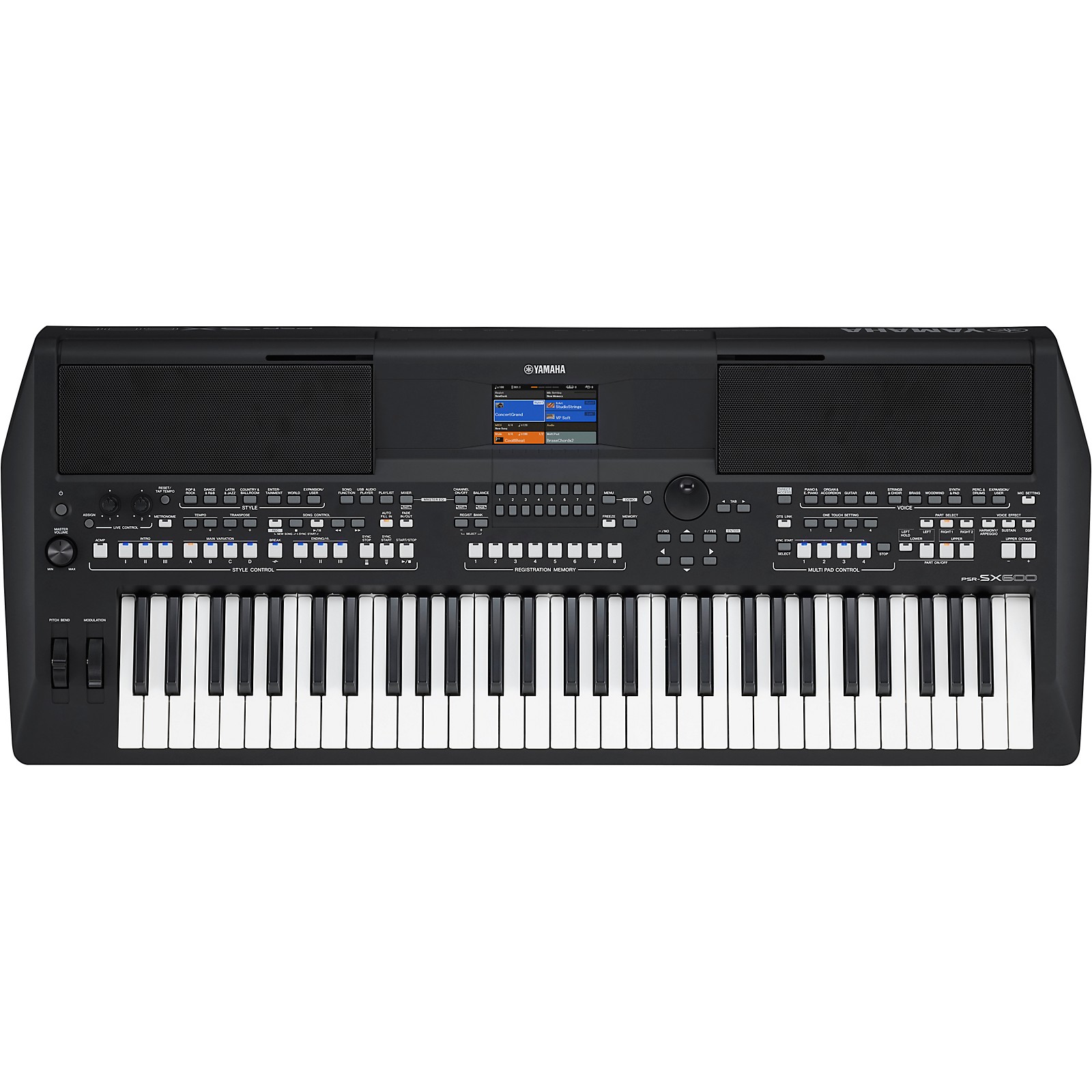 Yamaha PSRSX600 61Key Arranger Keyboard Musician's Friend
