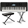 Yamaha PSRE383 61-Key Portable Keyboard Essentials Bundle