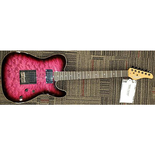 Schecter Guitar Research PT PRO Solid Body Electric Guitar Trans Purple Burst
