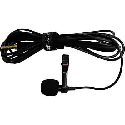 BK Media PV610-B Lavalier Microphone with 8" Extension Cable