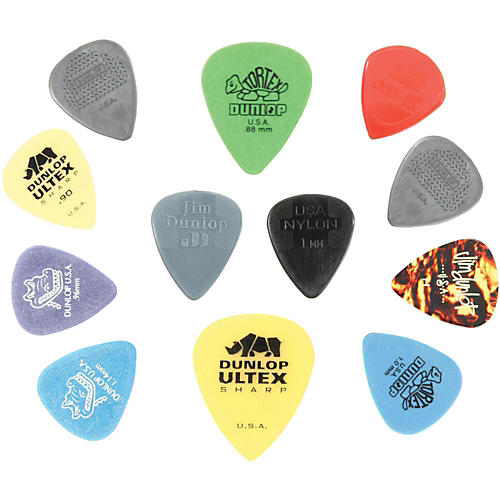 Dunlop PVP102 Med/Heavy Pick Variety (12 pack)