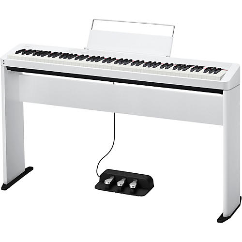 Casio PX-S1100 Privia Digital Piano With CS-68 Stand and SP-34 Pedal White