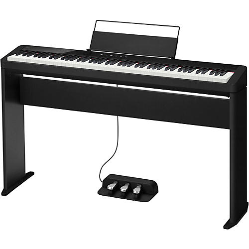 Casio PX-S1100 Privia Digital Piano with CS-68 Stand and SP-34 Pedal Black