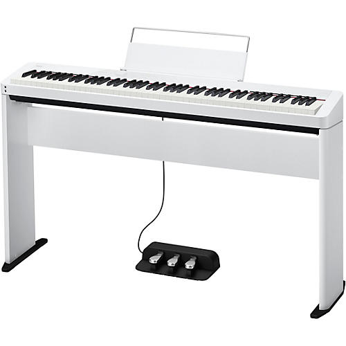 Casio PX-S1100 Privia Digital Piano with CS-68 Stand and SP-34 Pedal White