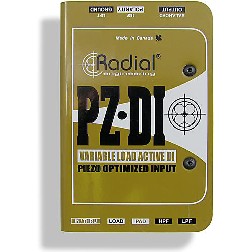 Radial Engineering PZ-DI Acoustic/Orchestral Instrument Active Direct Box