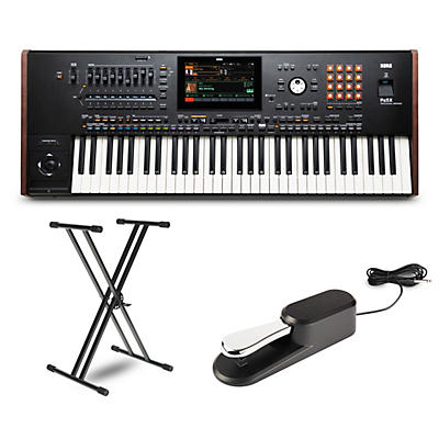 Korg Pa5X 61-Key Arranger With Stand and Pedal
