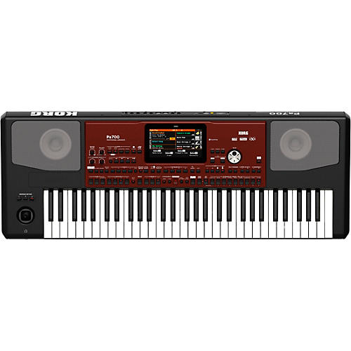 KORG Pa700 Professional Arranger 61-Key With Touchscreen and Speakers Condition 1 - Mint Black