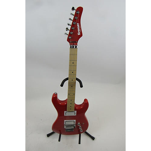Kramer Pacer Classic Solid Body Electric Guitar Chrome Red