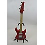 Used Kramer Pacer Classic Solid Body Electric Guitar Chrome Red