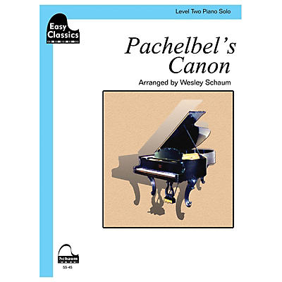 SCHAUM Pachelbel's Canon Educational Piano Book by Johann Pachelbel (Level 2)