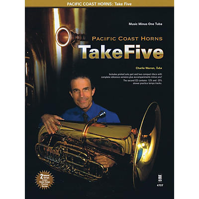 Music Minus One Pacific Coast Horns, Volume 1 - Take Five Music Minus One Series Softcover with CD by Pacific Coast Horns