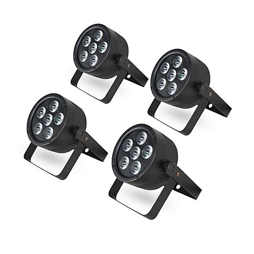 Package of Four VENUE ThinTri38 RGB LED PAR Wash Lights