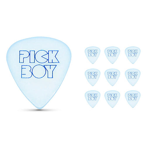 Pick Boy Pacman Logo Polyacetal Raindrop Guitar Picks 1.00 mm 10 Pack