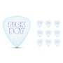 Pick Boy Pacman Logo Polyacetal Raindrop Guitar Picks 1.20 mm 10 Pack