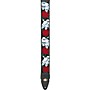 LM Products Padded Designer Nylon Guitar Strap Skulls and Roses