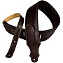 Franklin Strap Padded Glove Garment Leather Guitar Strap Chocolate 2.5 in.