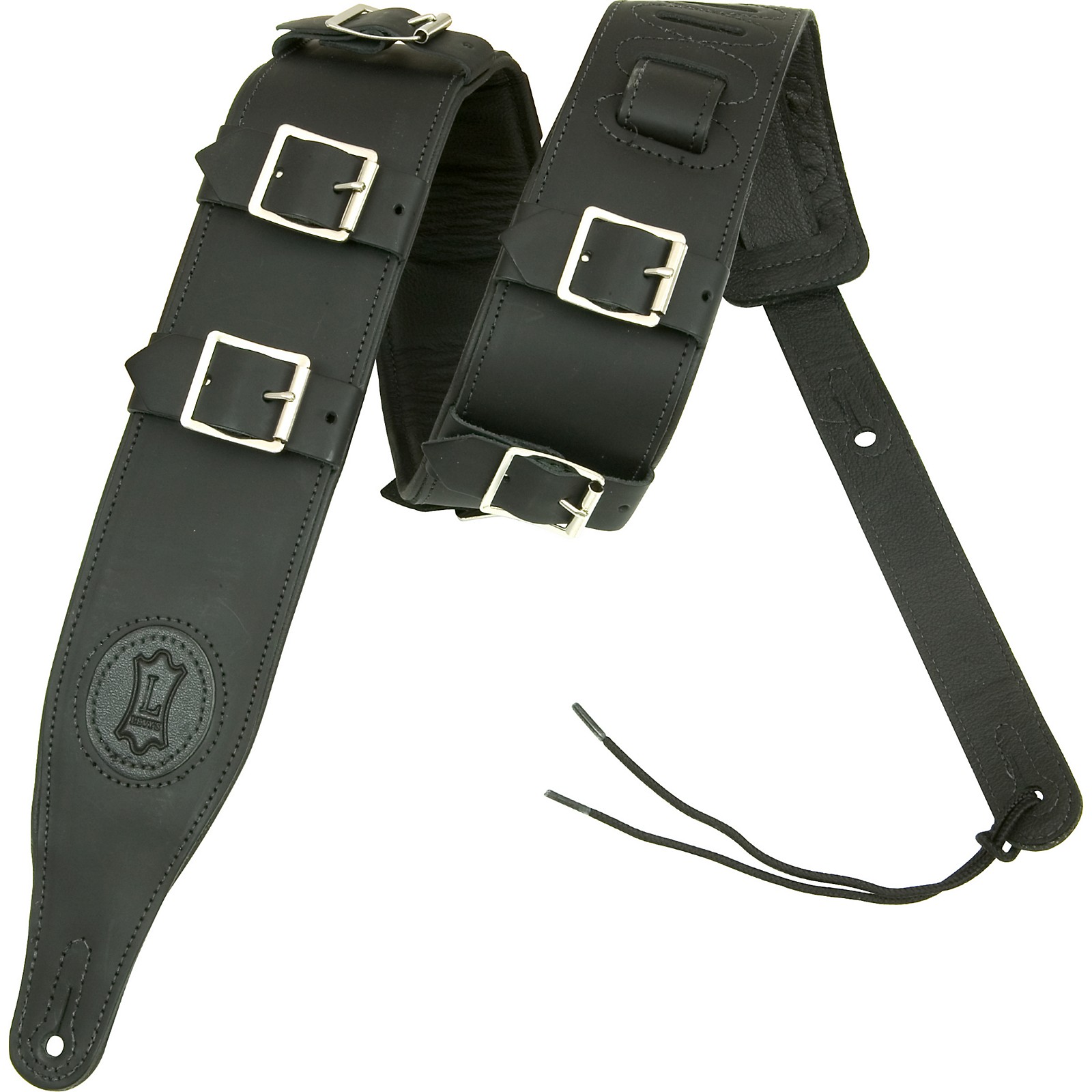 Levy's Padded Leather Guitar Strap with Buckles Musician's Friend