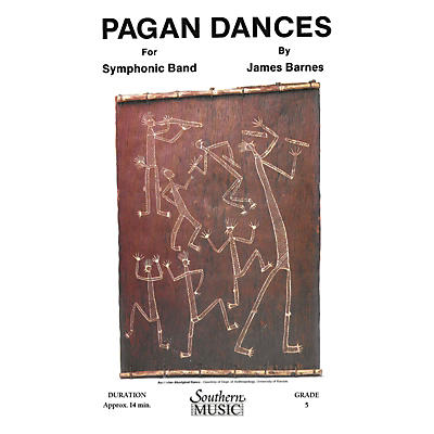 Southern Pagan Dances (with Oversized Score) Concert Band Level 5 Composed by James Barnes