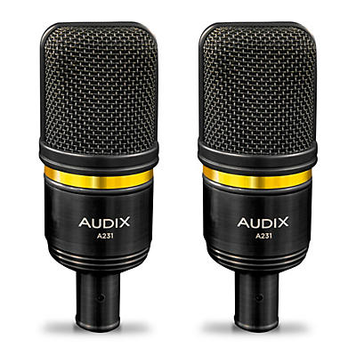 Audix Pair of Audix A231 Large Diaphragm Condenser Microphone