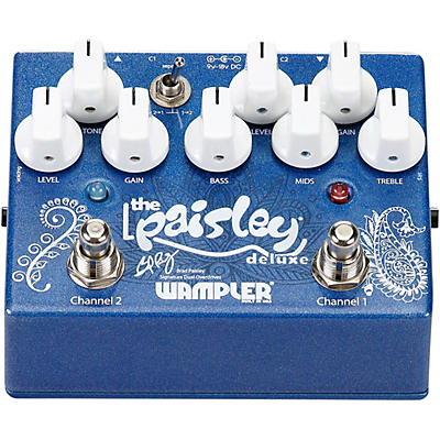 Wampler Paisley Deluxe Overdrive Effects Pedal