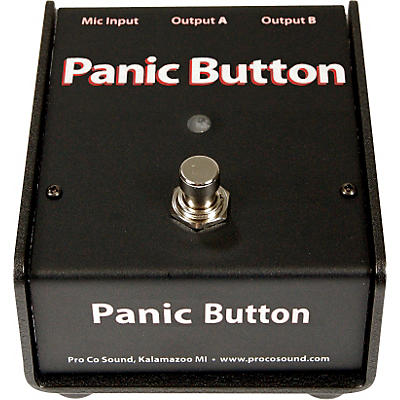 ProCo Panic Button Mic A/B Box